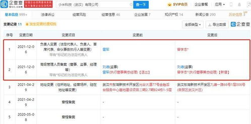 雷军卸任武汉小米科技要职 聚焦集团战略，属地化运营深化
